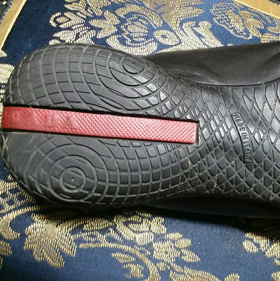EUC Prada black leather slip on shoes *SOLD* - Picture 5 of 6